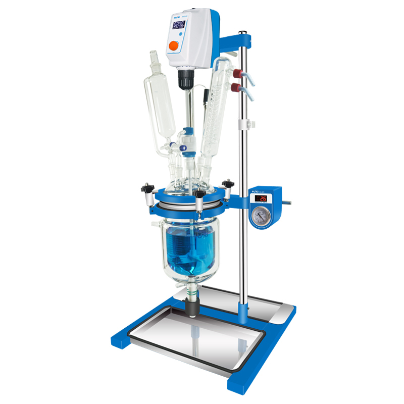 变频调速玻璃反应釜HF-5L-上海沪析