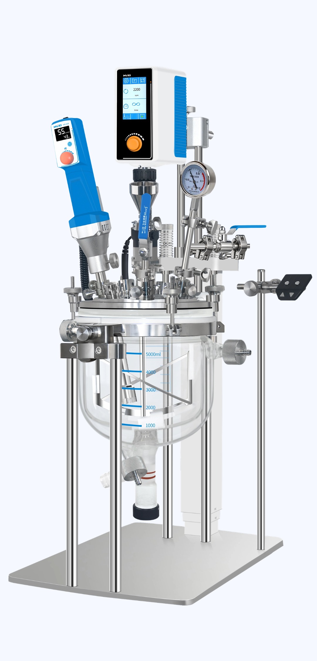 HR-LAS系列实验室真空乳化反应釜选配 HR-LAS系列实验室真空乳化反应釜选配