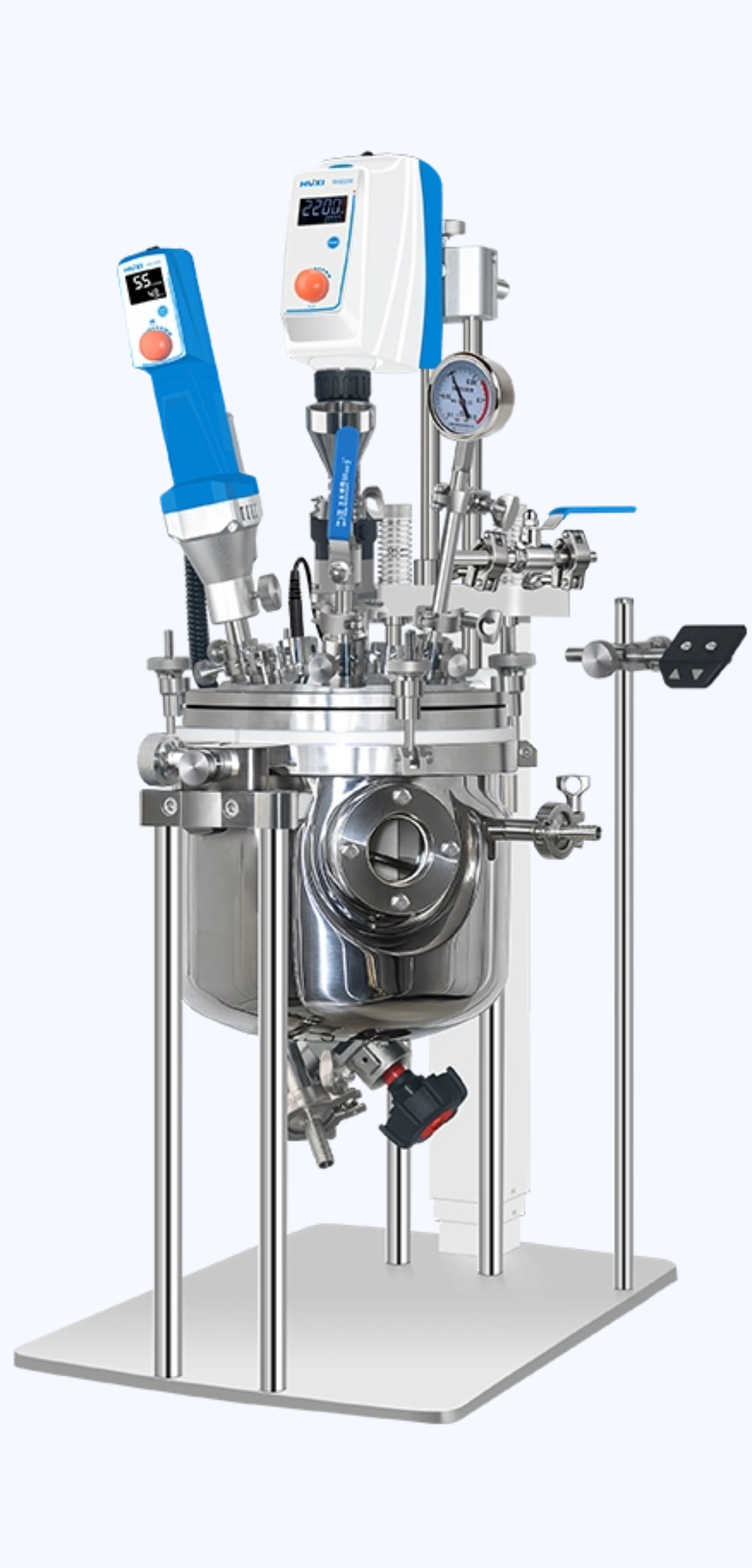 HR-5LAS实验室真空乳化反应釜 HR-5LAS实验室真空乳化反应釜